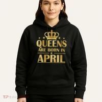 Limited Edition Queens Are Born In April Hoodie thumb 5