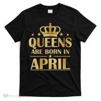 Limited Edition Queens Are Born In April T-Shirt thumb 0