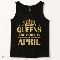 Limited Edition Queens Are Born In April Tank Top thumb 2