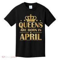 Limited Edition Queens Are Born In April Kids T-Shirt thumb 0