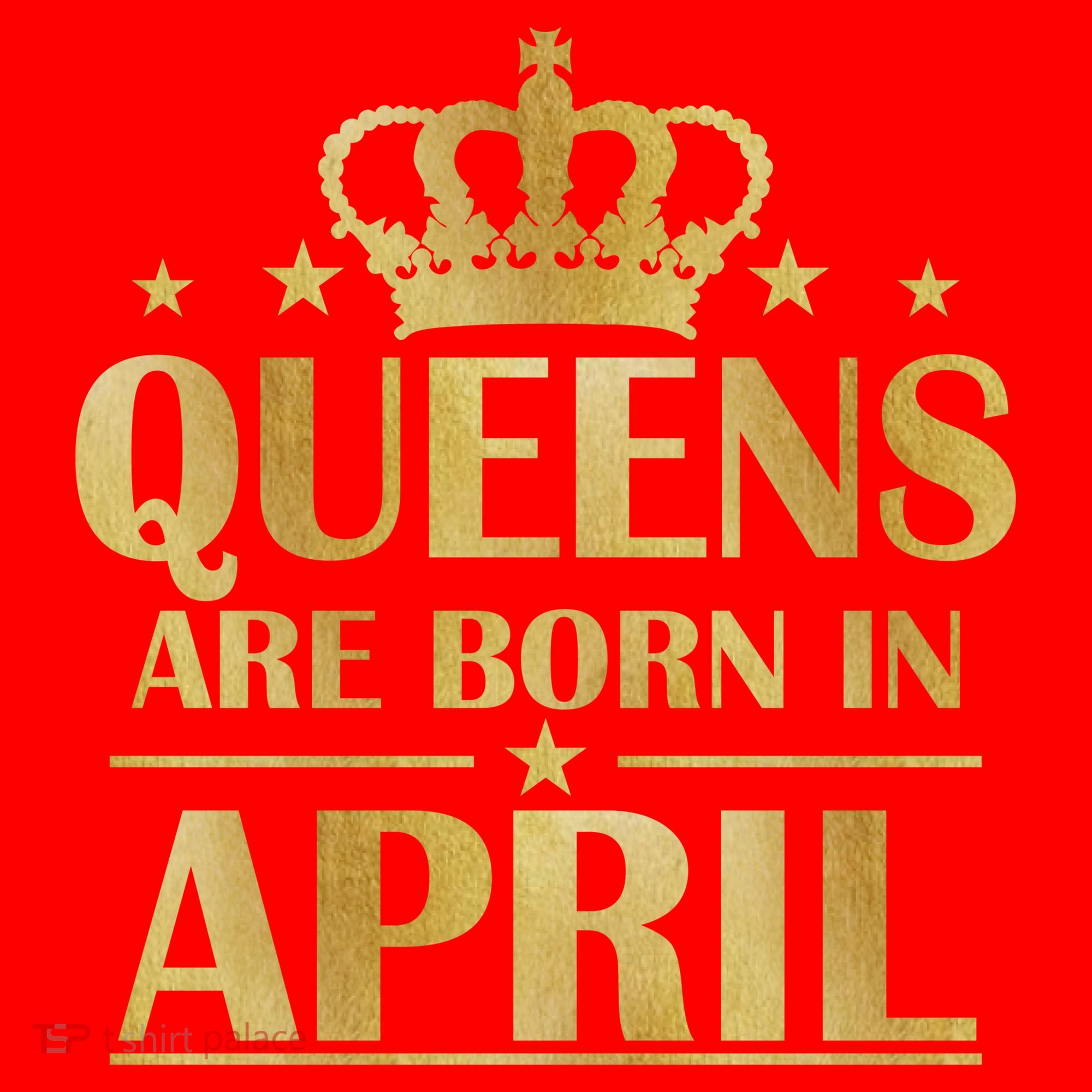 Limited Edition Queens Are Born In April Santa Hat