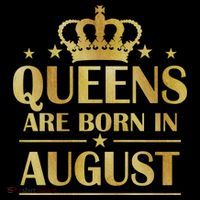 Limited Edition Queens Are Born In August Gold Print Women's Hoodie thumb 2
