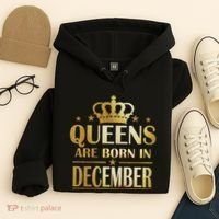 Limited Edition Queens Are Born In December Hoodie thumb 4