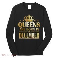 Limited Edition Queens Are Born In December Long Sleeve Shirt thumb 0