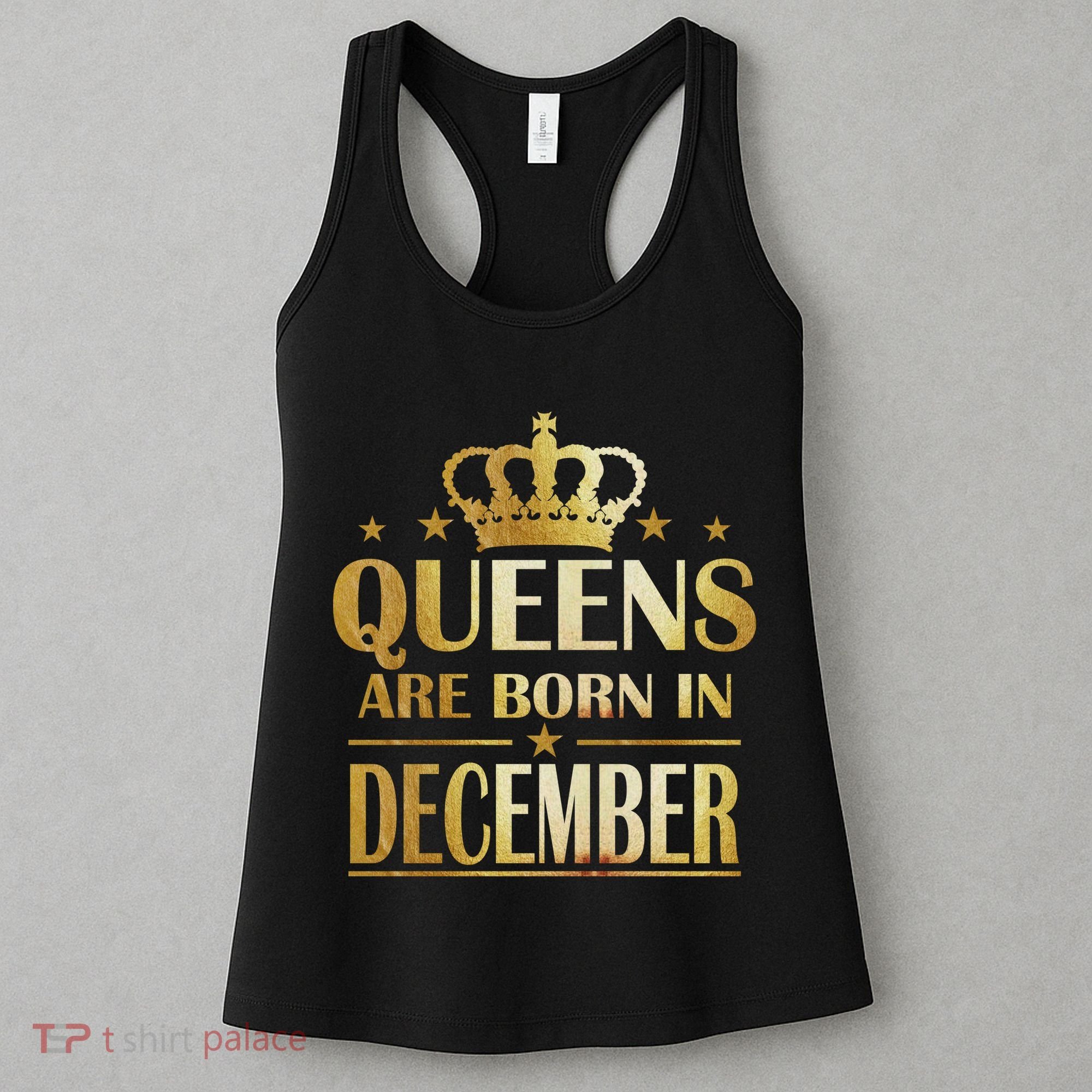 Limited Edition Queens Are Born In December Women's Tank Top