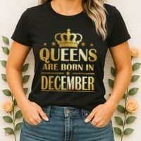 Limited Edition Queens Are Born In December Women's T-Shirt thumb 2