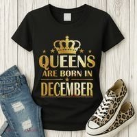 Limited Edition Queens Are Born In December Women's T-Shirt thumb 3