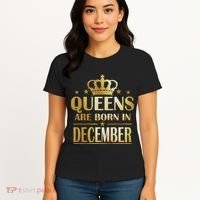 Limited Edition Queens Are Born In December Women's T-Shirt thumb 4