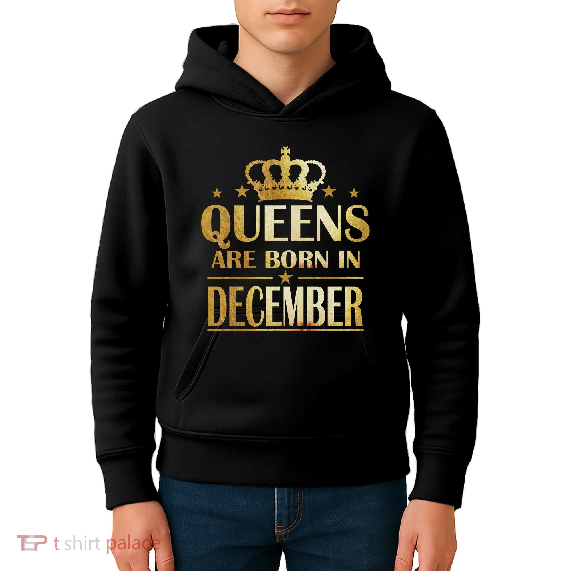 Limited Edition Queens Are Born In December Kids Hoodie