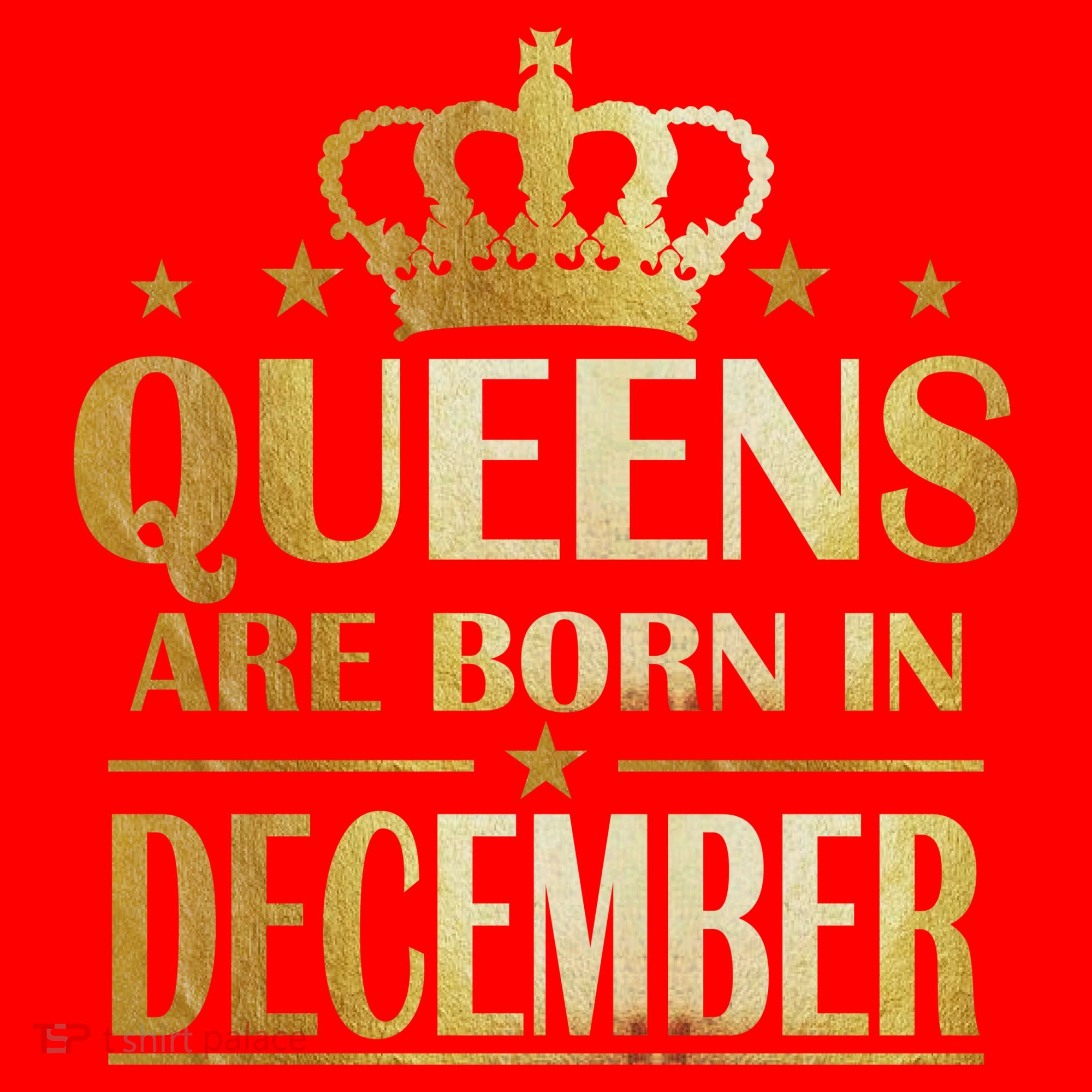 Limited Edition Queens Are Born In December Santa Hat