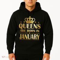 Limited Edition Queens Are Born In January Hoodie thumb 2