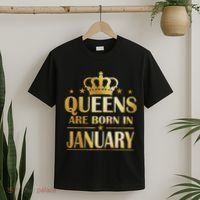 Limited Edition Queens Are Born In January T-Shirt thumb 2