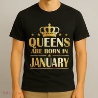 Limited Edition Queens Are Born In January T-Shirt thumb 3