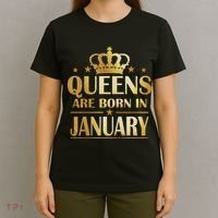 Limited Edition Queens Are Born In January T-Shirt thumb 4