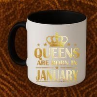 Limited Edition Queens Are Born In January Coffee Mug thumb 2