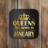 Limited Edition Queens Are Born In January Coaster thumb 0