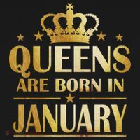 Limited Edition Queens Are Born In January Coaster thumb 2