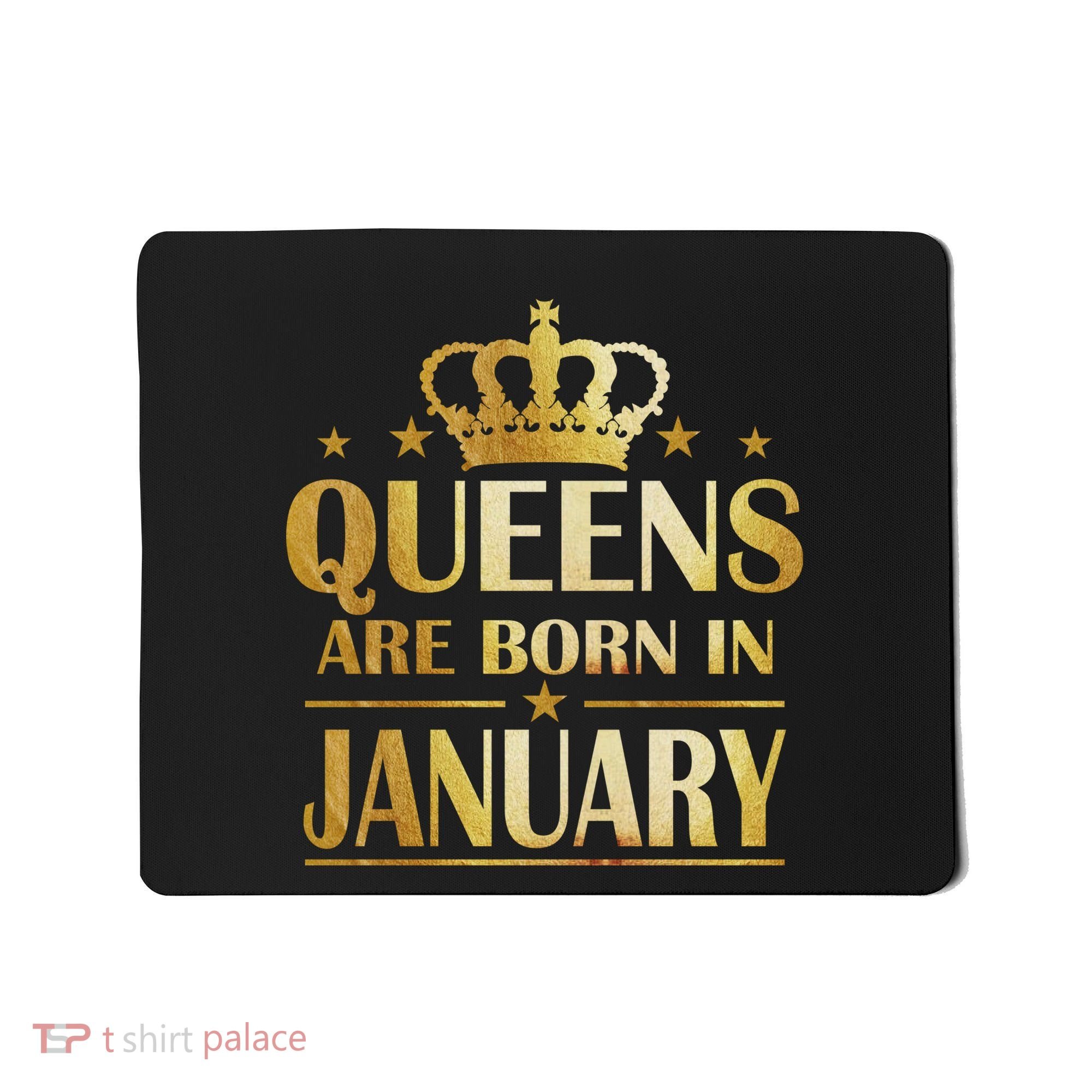 Limited Edition Queens Are Born In January Mousepad