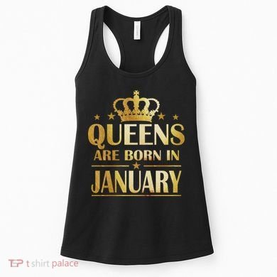 Limited Edition Queens Are Born In January Women's Tank Top