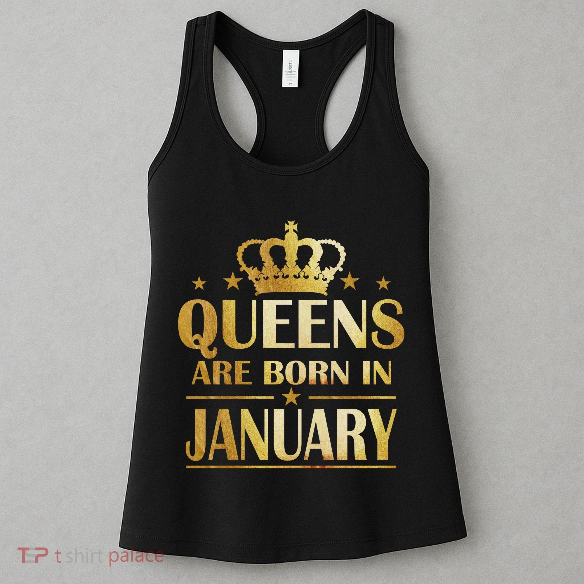 Limited Edition Queens Are Born In January Women's Tank Top