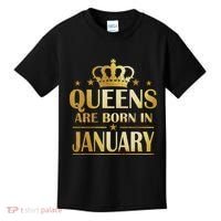 Limited Edition Queens Are Born In January Kids T-Shirt thumb 0