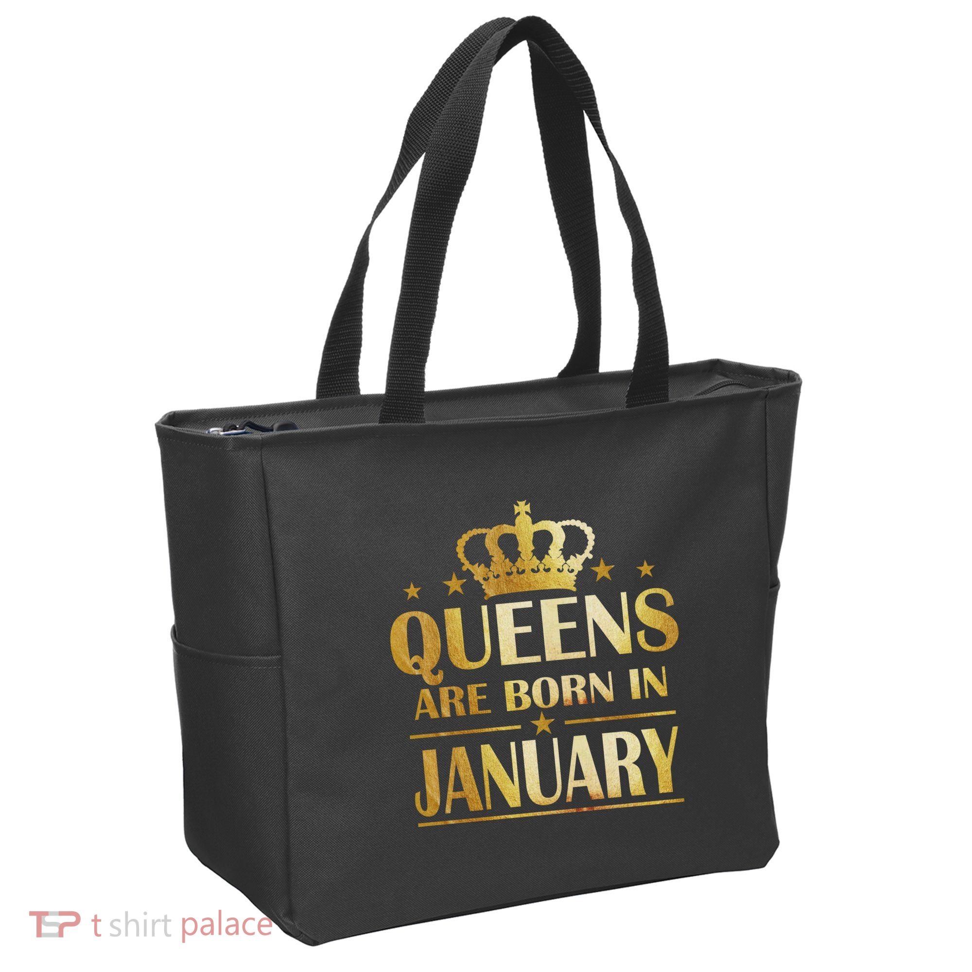 Limited Edition Queens Are Born In January Tote Bag
