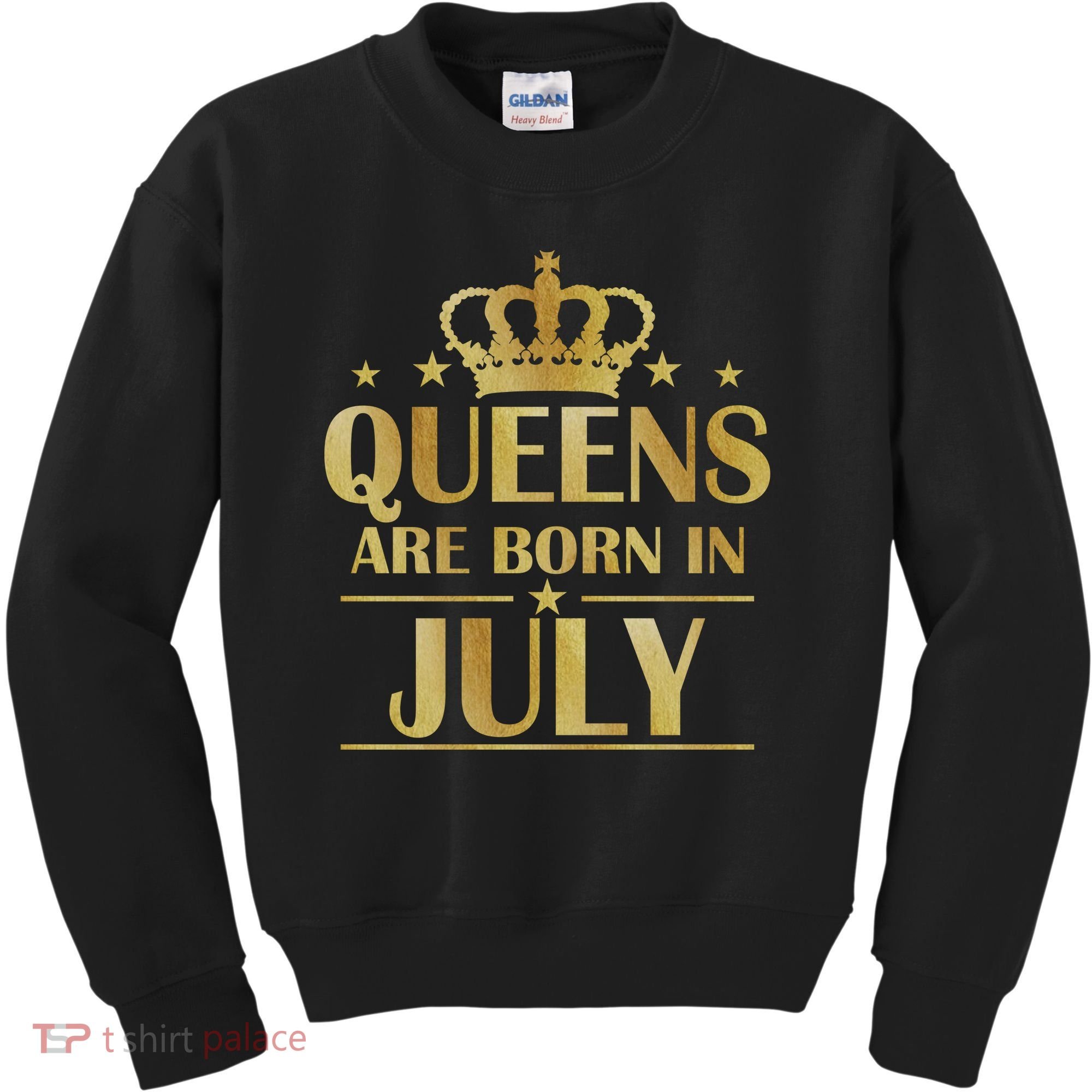 Limited Edition Queens Are Born In July Kids Sweatshirt