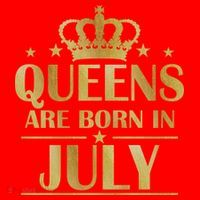 Limited Edition Queens Are Born In July Santa Hat thumb 1
