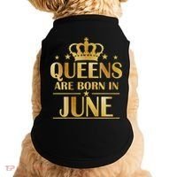 Limited Edition Queens Are Born In June Doggie Tank thumb 0