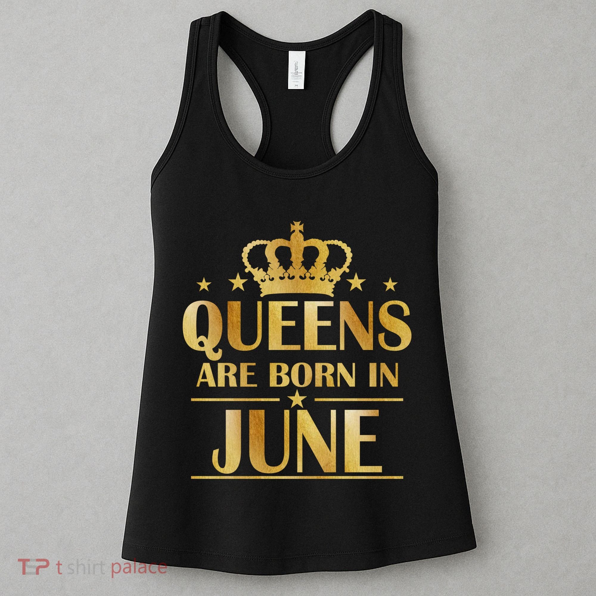 Limited Edition Queens Are Born In June Women's Tank Top
