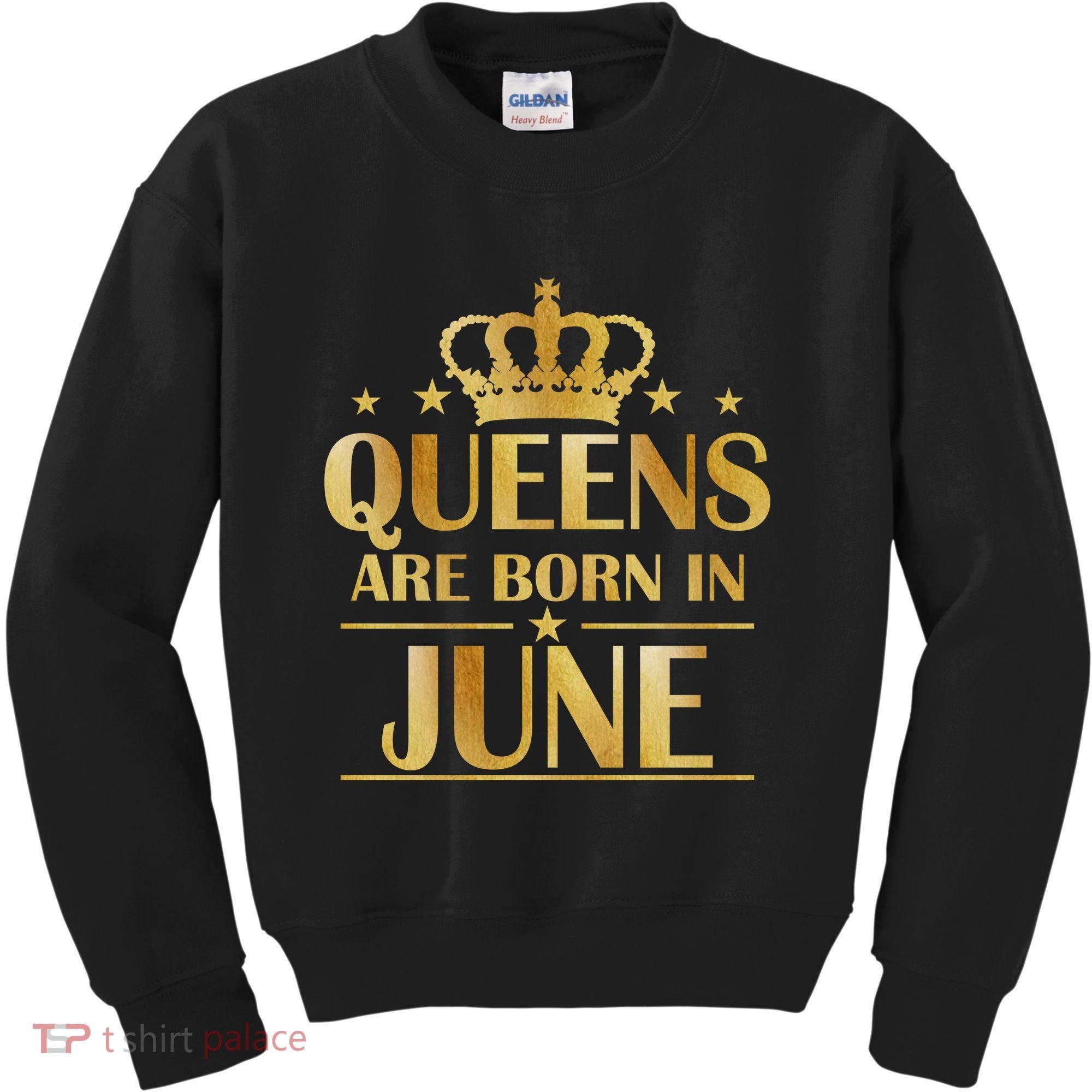 Limited Edition Queens Are Born In June Kids Sweatshirt