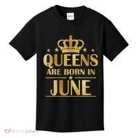 Limited Edition Queens Are Born In June Kids T-Shirt thumb 0