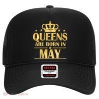 Limited Edition Queens Are Born In May Gold Print Hat thumb 0