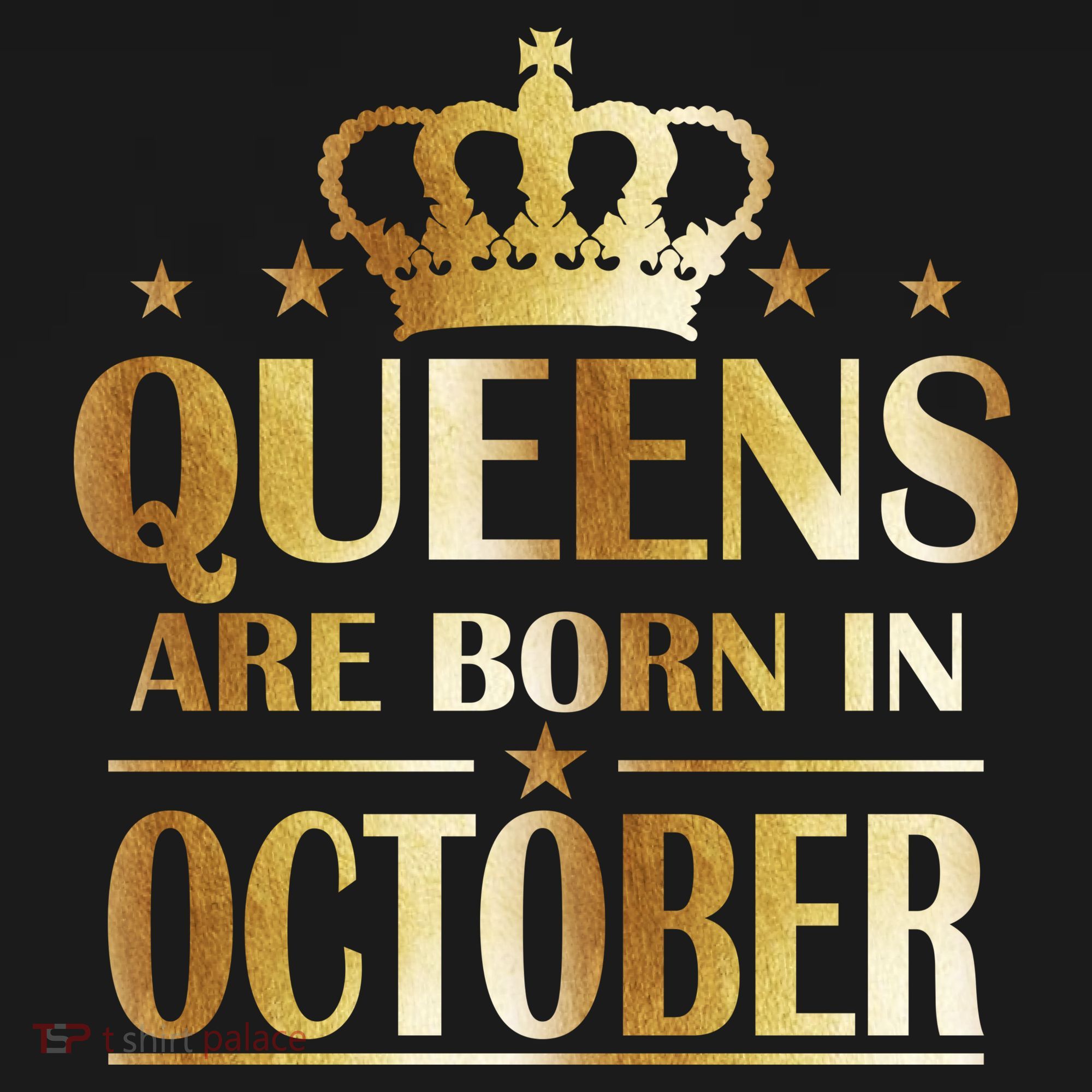 Limited Edition Queens Are Born In October Doggie Tank