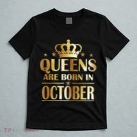 Limited Edition Queens Are Born In October T-Shirt thumb 5