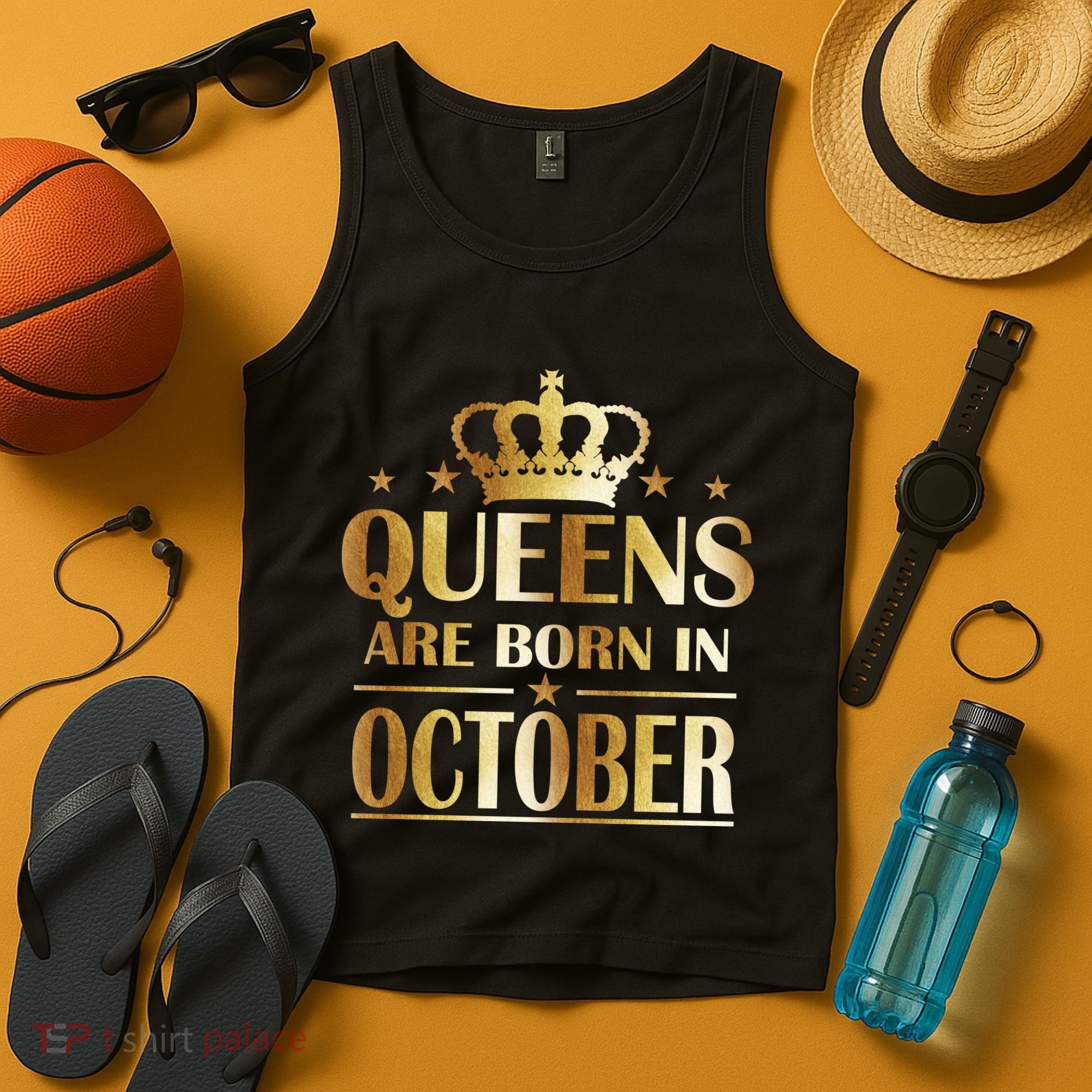 Limited Edition Queens Are Born In October Tank Top