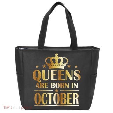 Limited Edition Queens Are Born In October Tote Bag