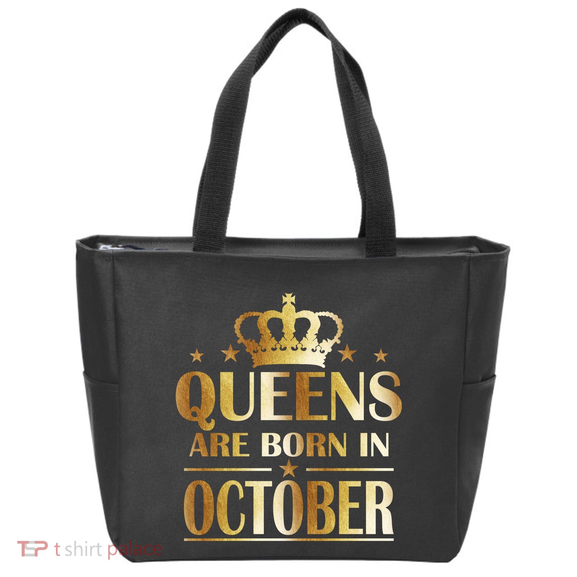 Limited Edition Queens Are Born In October Tote Bag