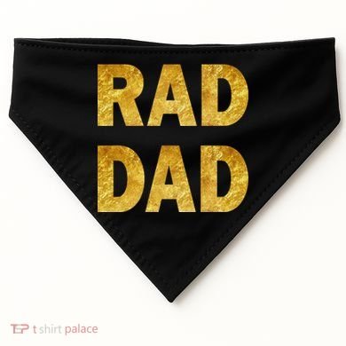 Limited Edition Rad Dad USA-Made Doggie Bandana