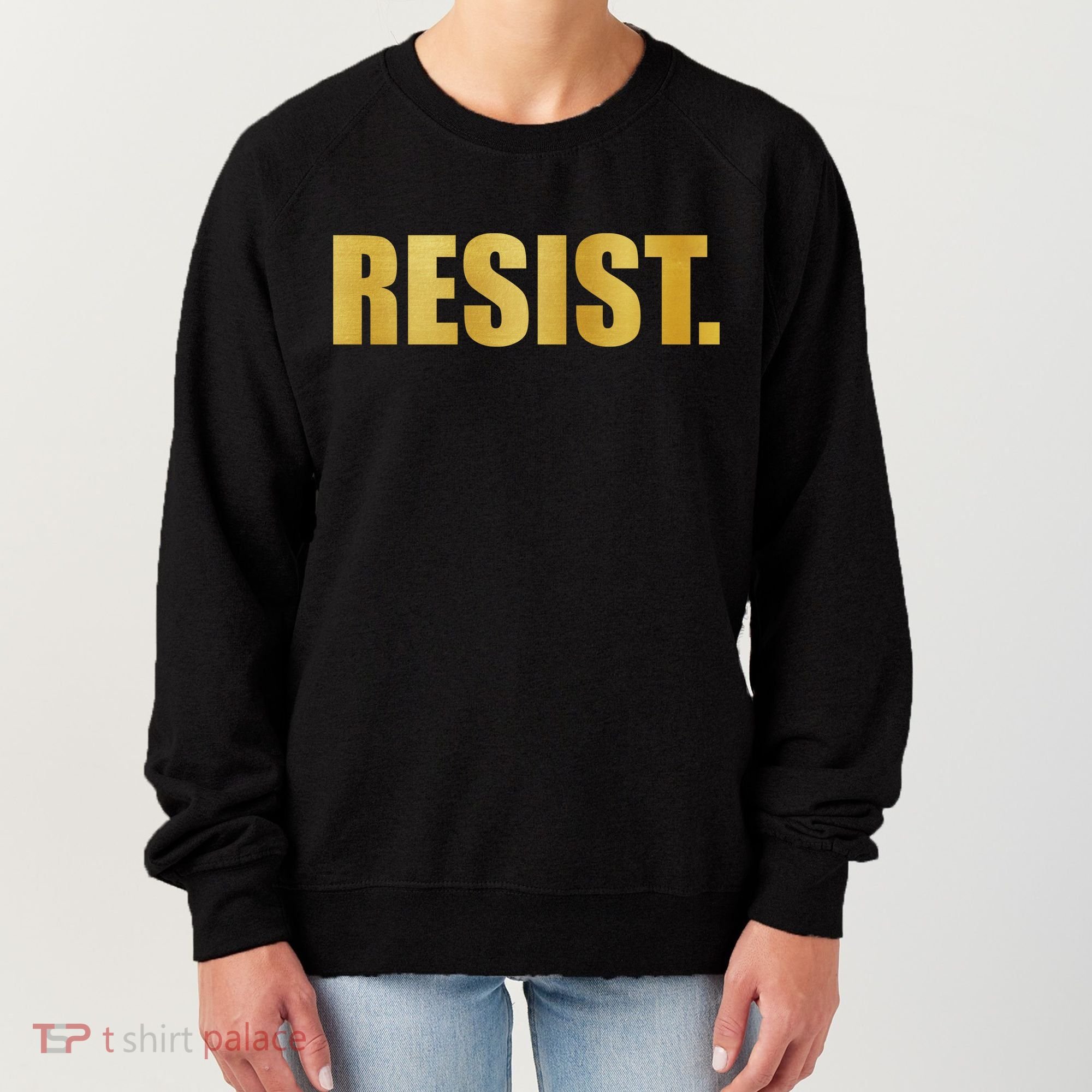 Limited Edition Resist Gold Print Women's Sweatshirt