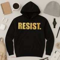 Limited Edition Resist Gold Print Hoodie thumb 3