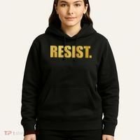 Limited Edition Resist Gold Print Hoodie thumb 5