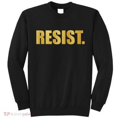 Limited Edition Resist Gold Print Sweatshirt