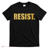 Limited Edition Resist Gold Print T-Shirt thumb 0