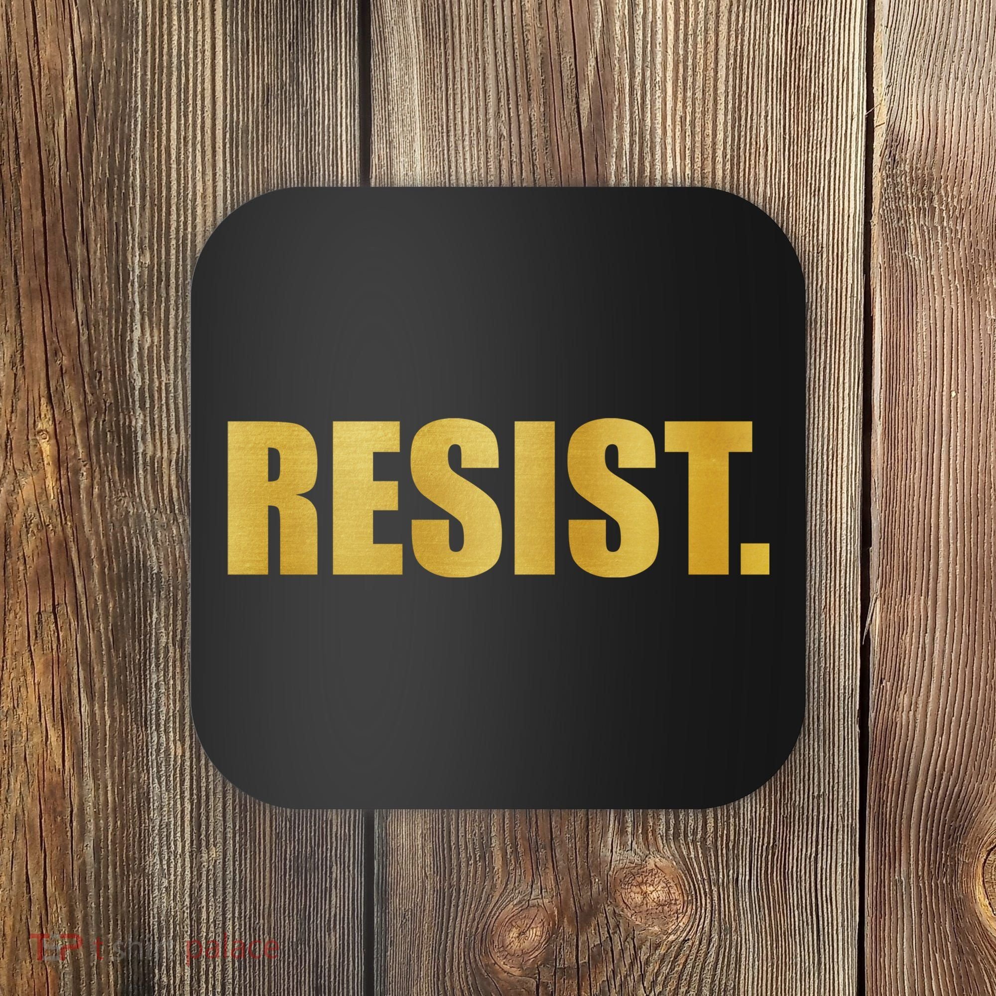 Limited Edition Resist Gold Print Coaster