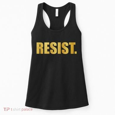 Limited Edition Resist Gold Print Women's Tank Top