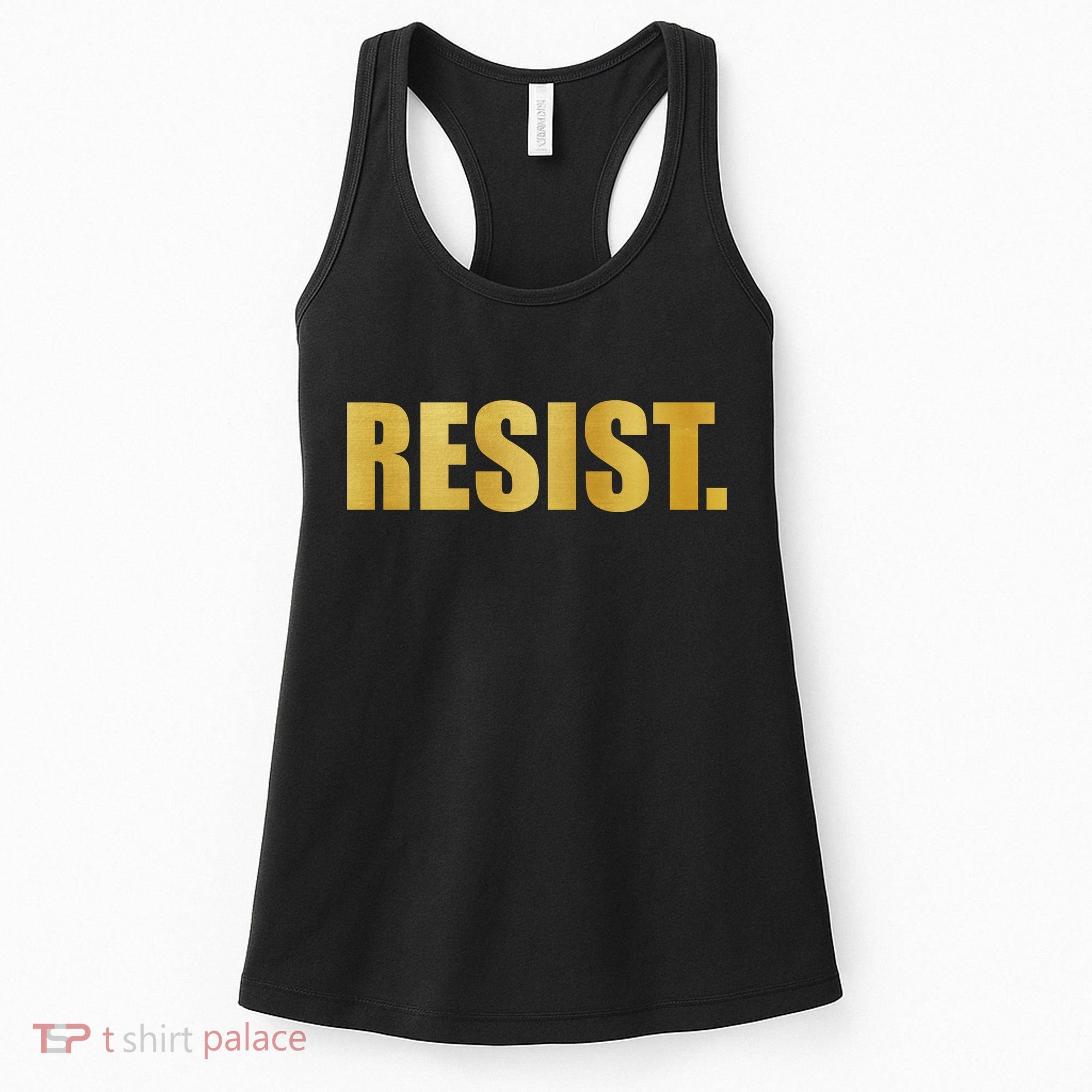 Limited Edition Resist Gold Print Women's Tank Top