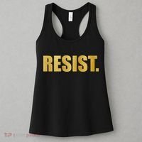 Limited Edition Resist Gold Print Women's Tank Top thumb 3