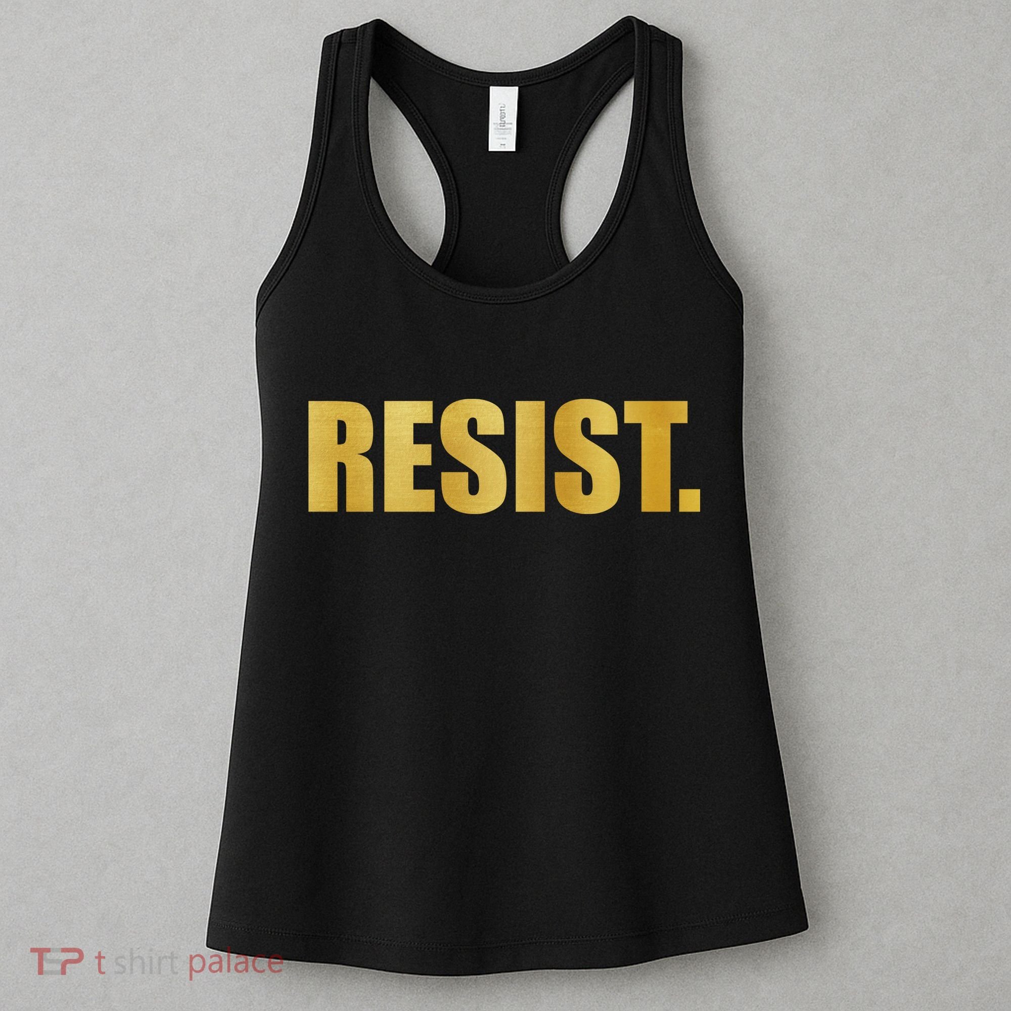 Limited Edition Resist Gold Print Women's Tank Top