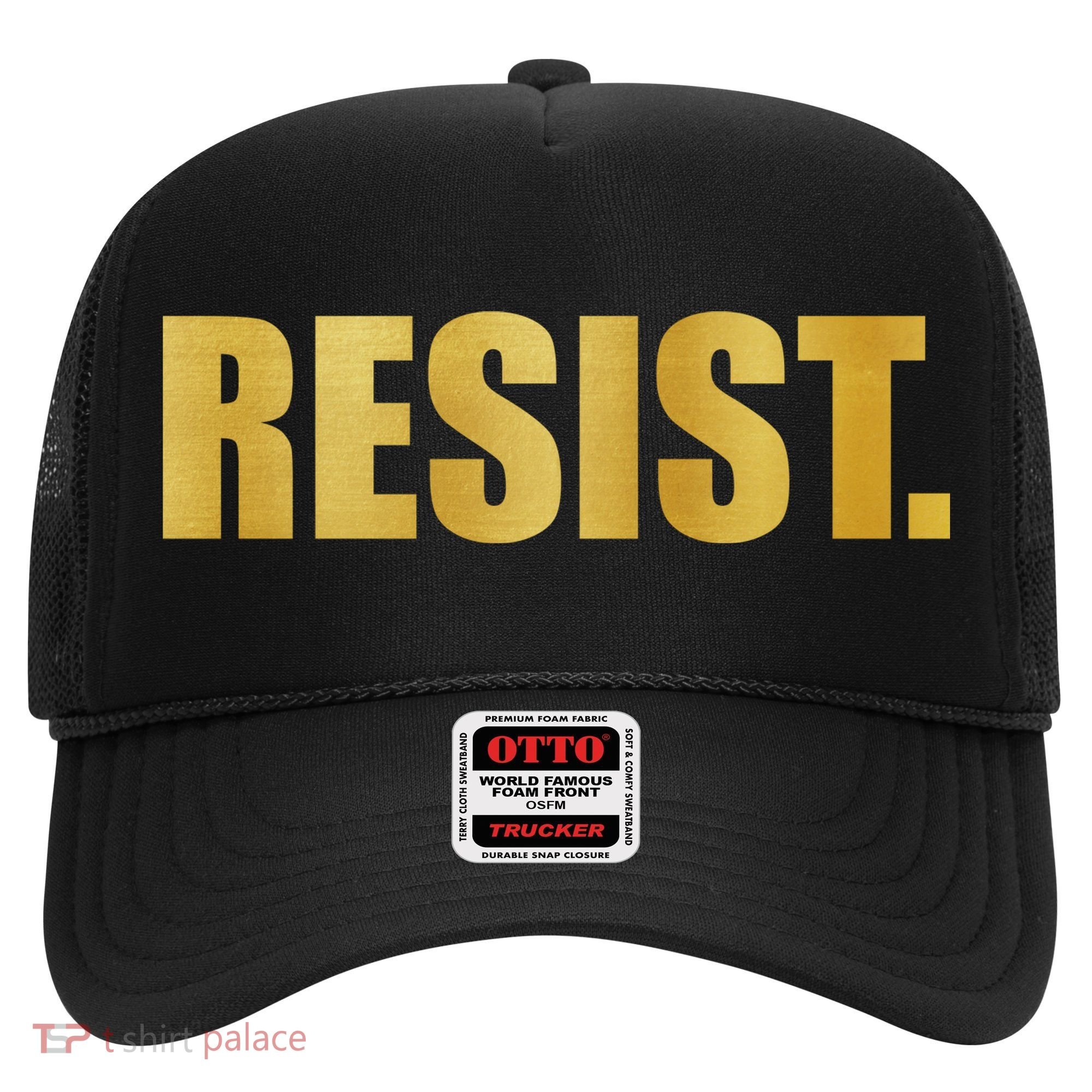 Limited Edition Resist Gold Print Hat